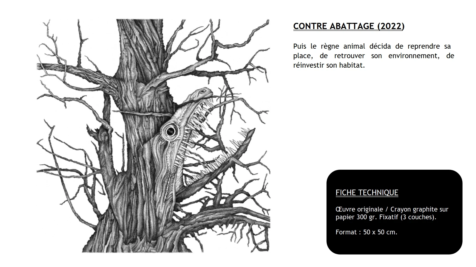 Expositions - Arbre à l'oeil - Voyage dystopique
