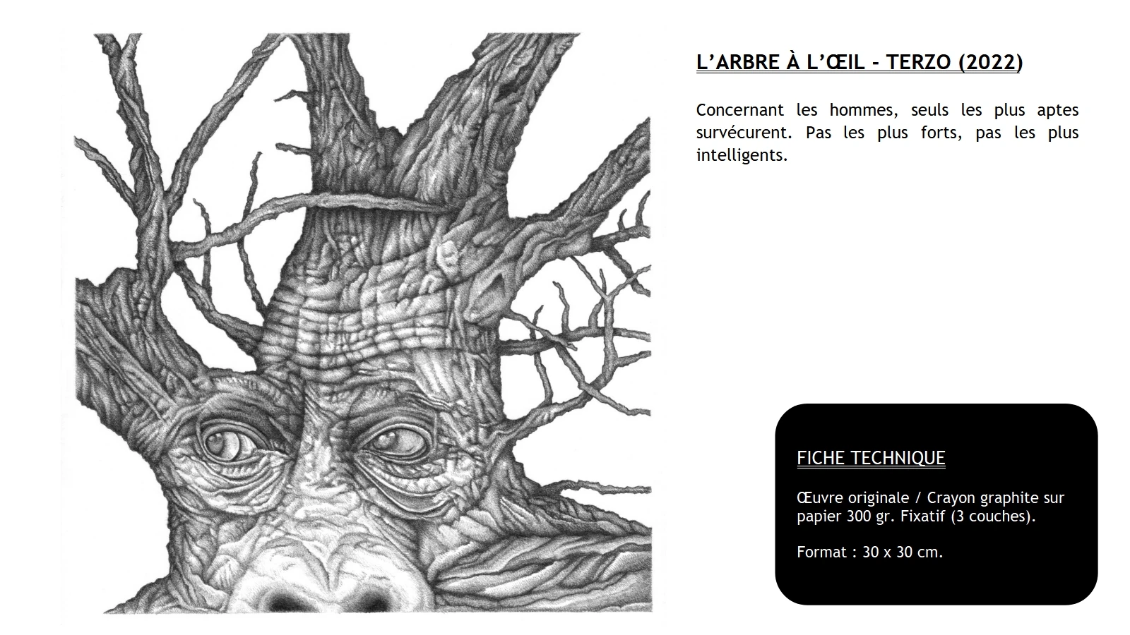 Expositions - Arbre à l'oeil - Voyage dystopique
