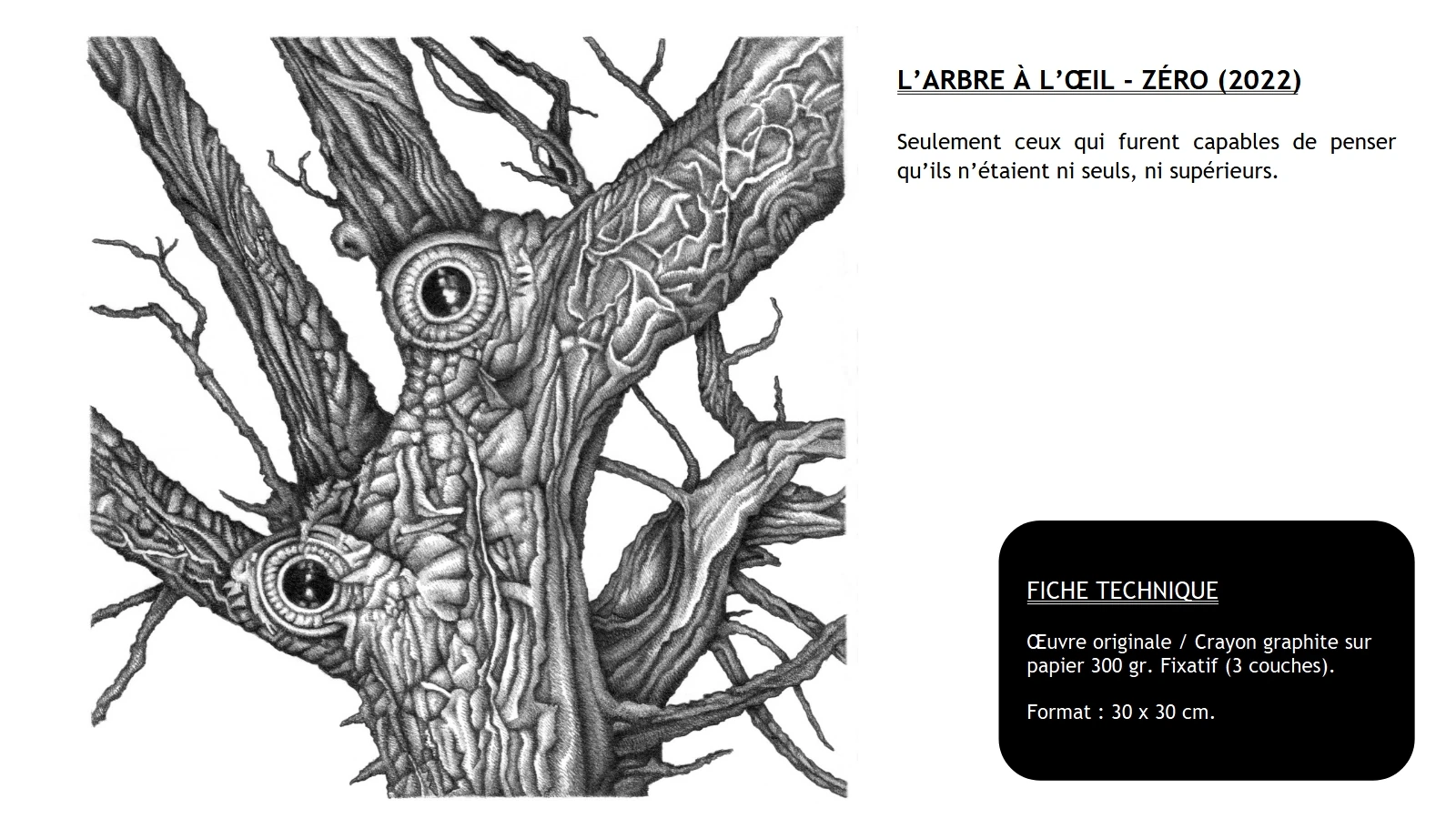 Expositions - Arbre à l'oeil - Voyage dystopique