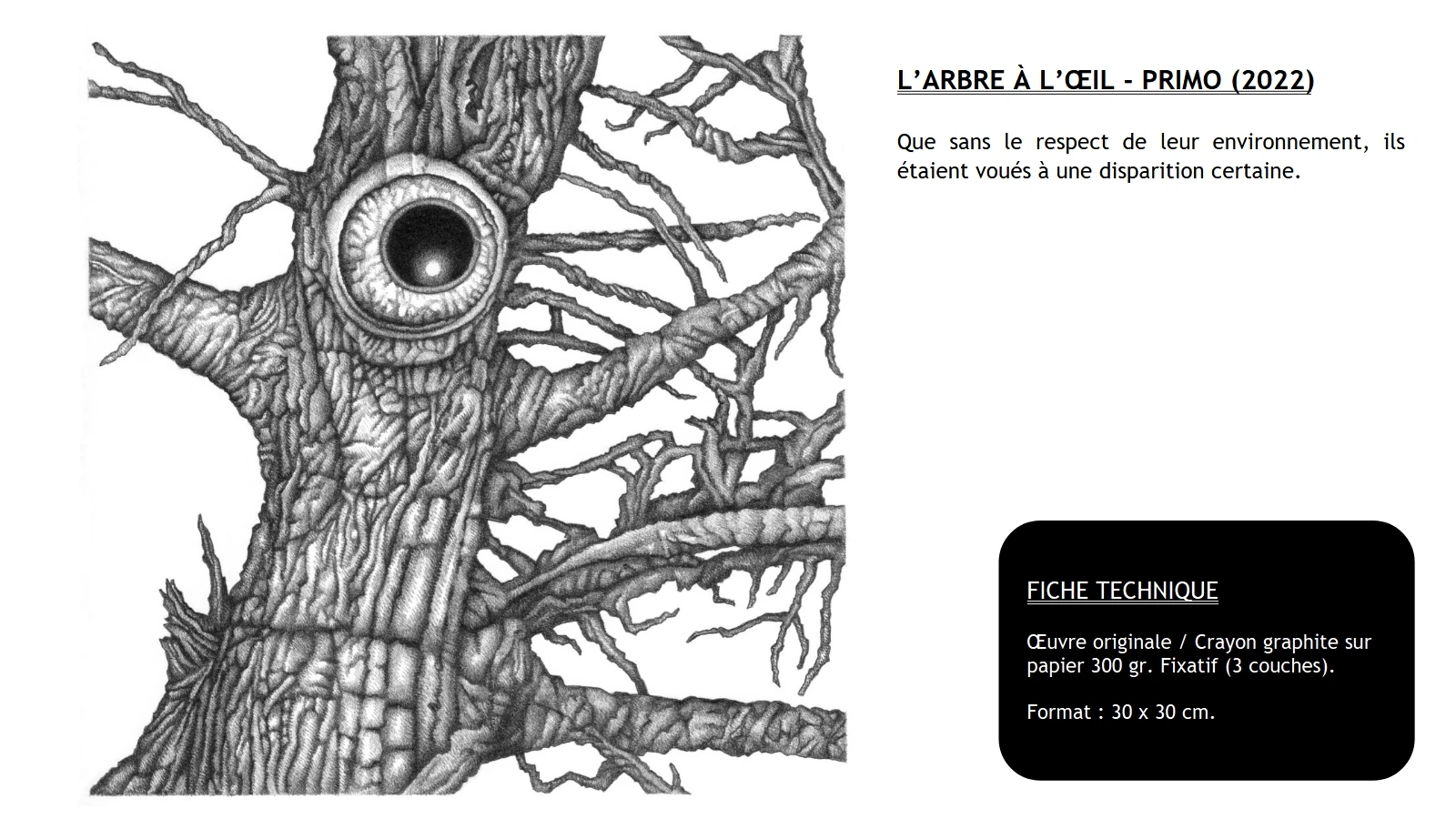 Expositions - Arbre à l'oeil - Voyage dystopique